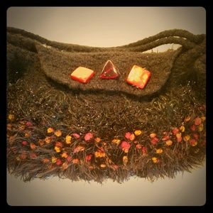 Shoulder bag, vintage boho, hobo